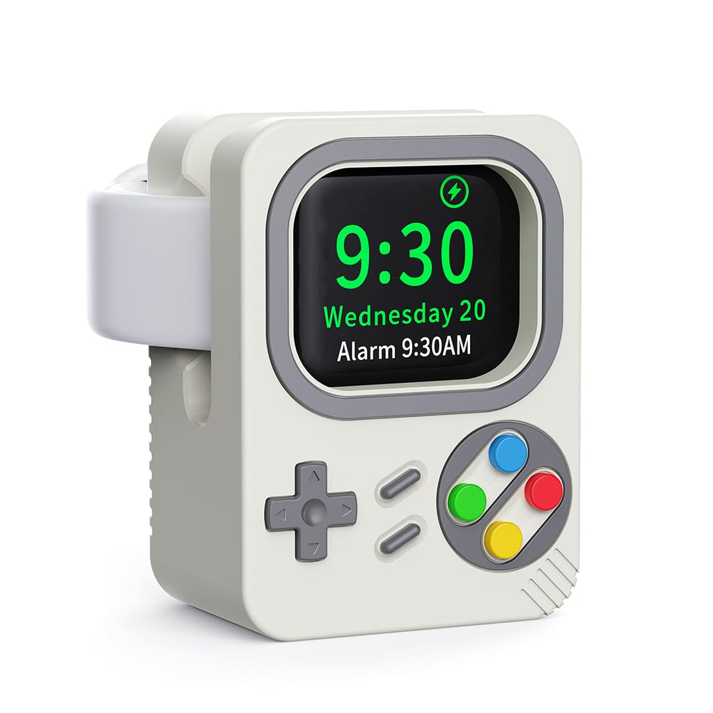 ZORBES Silicone Stand for Apple Watch Retro Cartoon Apple Watch Holder Wireless Charger Organizer Universal Wireless Charger Organizer Charging Stand for Apple Watch Series Apple Watch SE ZORBES Silicone Stand for Apple Watch Retro Cartoon Apple Watch Holder Wireless Charger Organizer Universal Wireless Charger Organizer Charging Stand for Apple Watch Series Apple Watch SE